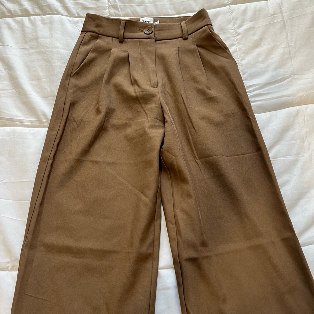 princess polly brown archer pants
